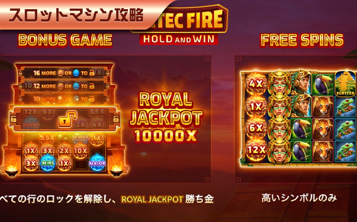 【Panahama|スロット紹介】AZTEC FIRE 10000倍威力のスロットゲームを体験!